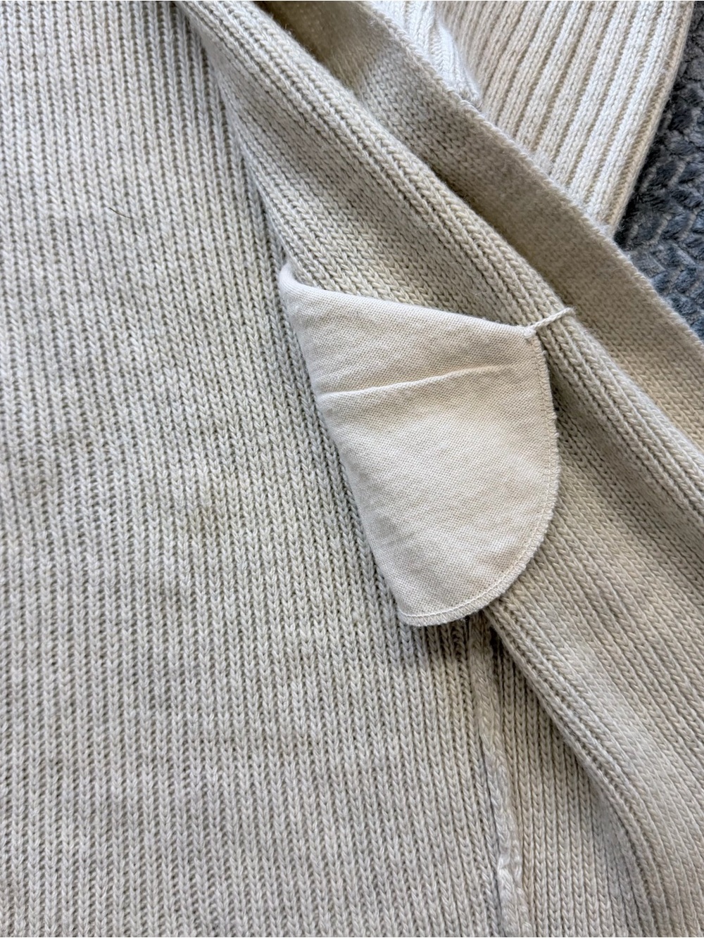 Free People Ottoman Slouchy Longline Cardigan in Oatmeal Size Small - Picture 6 of 11